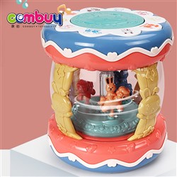 CB869038 - Colorful light music carousel educaation hand baby toys drum