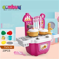 CB870410 - Circulating water music mini kids play set plastic kitchen toy