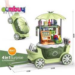CB870984-CB870989 - Pretend play 4 in 1 supermarket shopping princess cart
