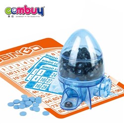 CB871913-CB871915 - Family play PS plastic transparent bingo lotto game with card