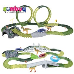CB873219 - Building blocks set kids electric toys DIY dinosaur track
