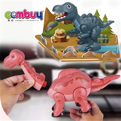 CB873678-CB873681 - Assembly dinosaur DIY building magnetic blocks educational toy