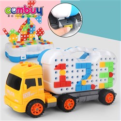 CB877431 - Block screw puzzle engineering truck tools toy car assembly