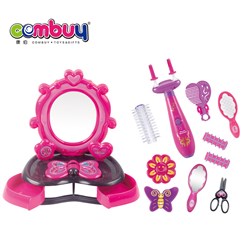 CB880148 - Pretend play beauty DIY hair mirror dressing table toy girls
