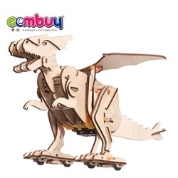 CB881689 - Mechanical walking fly dinosaur assembly 3D wooden puzzle