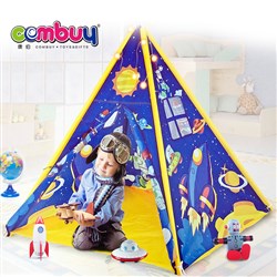 CB882651 - 1.2M kids play house teepee canvas indian tent with lamp