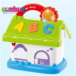 CB882984 - Electric house shape cartoon cabin musical lighting baby dream toys