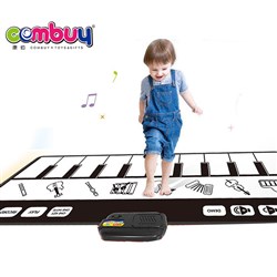 CB883514 - Black and white classic childrens music electronic piano blanket