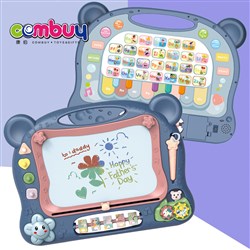 CB883997 - 2IN1 learning machine piano magnetic erasable drawing board