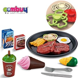 CB884225 - Steak simulation kitchen pretend play western kids toy food