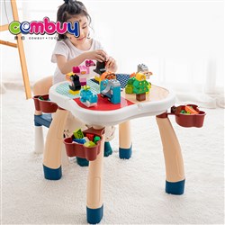 CB884252-CB884253 - Creative DIY kids play learning 100piece building block table