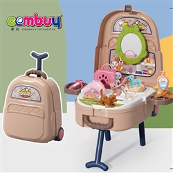CB884646 - Travel backpack 4IN1 toy pet shop portable play bag kids pretend