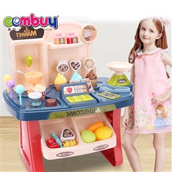 CB885150 - Mini multifunctional supermarket desk + shopping cart / with light and sound