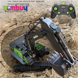 CB886095 - Metal green remote control truck scale 1:14 RC excavator