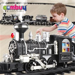 CB886767 - Railway toy set classic light sound smoking rc train tracks