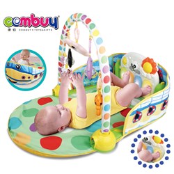 CB887203-CB887206 - Cartoon car 3 in 1 baby fitness stand pedal piano