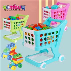 CB887233 - Shopping cart education building blocks supermarket kids toy
