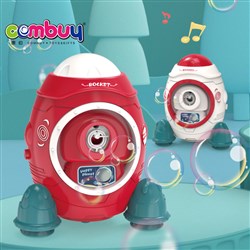 CB889327-CB889329 - Electric lighting musical one key blowing rocket soap toy bubble machine automatic