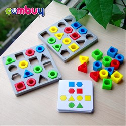 CB891675 - 3+ Educational cognitive geometry toy board shape matching game