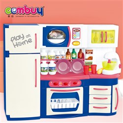 CB891837 - Play pretend refrigerator real mini happy kitchen toys cooking