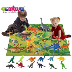 CB892058 - 12 Hollow Color Dinosaurs + 12 4-inch Dinosaurs + 1 Map