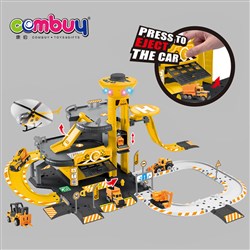 CB892694-CB892697 - Garage lifting DIY set diecast slot track lot kids parking toy