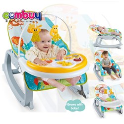 CB897349-CB897351 - Three in one music vibrating baby rocking chair + dining table + baby bedside bell electronic organ