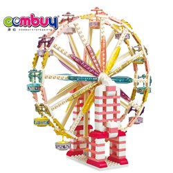 CB897684 - LED music rotating ferris wheel model toy building block model