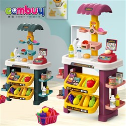 CB898697-CB898698 - Cash register table shopping toy set supermarket pretend play