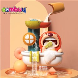 CB899150-CB899151 - Children bathroom play rotating spray water suction cup baby bubble bath soap toy