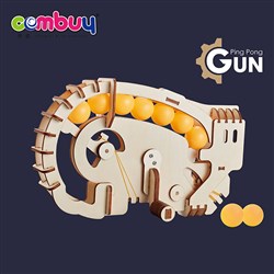 CB899349-CB899352 - DIY ping pong catapult gun wooden assembled toys for shooting game