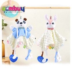 CB899830-CB899833 - Towel doll blanket teeth sleep soft baby comforter toy plush