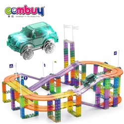 CB901914 - Assembly electric track 311pcs building blocks magnetic tiles for kids