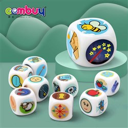 CB902091-CB902093 - Imagination children board play toy cubes story dice game