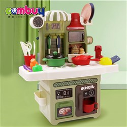 CB903237 - Lighting music water pretend play mini kitchen toys cooking kids