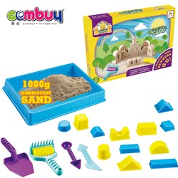 CB903328 - 1000g space cotton sand table DIY kids magic clay with mould