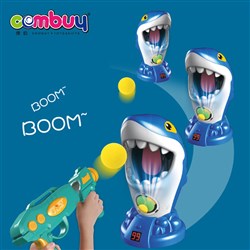 CB910660 - Shark air shooting foam ball target toys kids popper guns