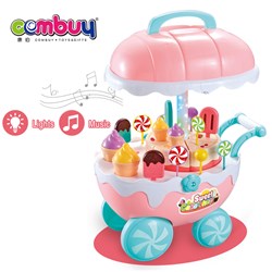CB911429-CB911432 - Children toy pretend carts music light DIY icecream cake toy