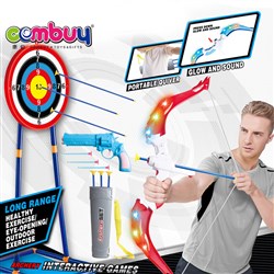CB913822-CB913823 - 1.2m target frame + large bow and arrow suit + large target disk + two suction cup soft bullet guns