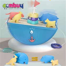 CB913854 - Baby education toy tower game ship animals stacking balance