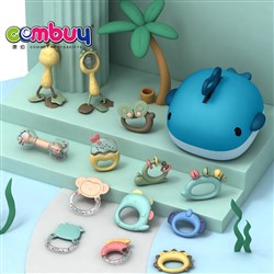 CB917671-CB917673 - Whale storage box drain rack boiled musical baby rattles toys teether