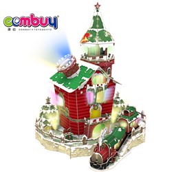 CB917687 - 3D Puzzle Christmas house with lights (with lights)