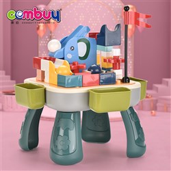 CB917777 - Mini size kids play learning building toy small block table