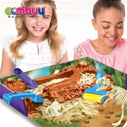 CB921368-CB921371 - Dinosaur archaeology game play box toy 750g cotton sand magic