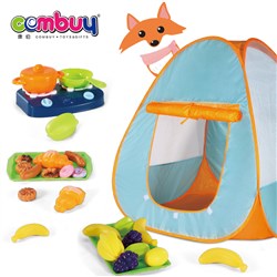 CB924195 - Camping game pretend play food cooking childrens play tent