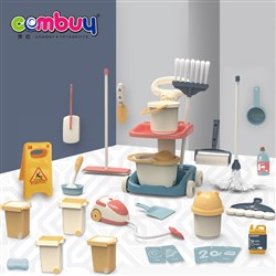 CB924590-CB924593 - Housework pretend play kit trolley toys for kids cleaning