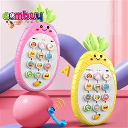 CB924696-CB924697 - Light music simulation pineapple gum baby phone 