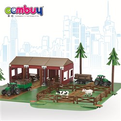 CB925670 - Poultry house DIY set tractor car animal figures set farm toy