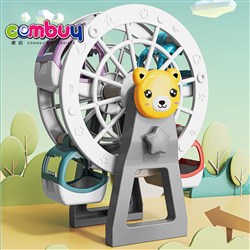 CB926437 - Parent child interaction DIY assembled mechanical chain animal Ferris wheel building block set (15 p