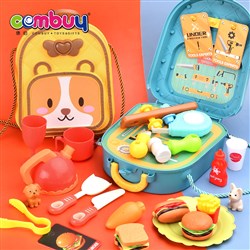 CB932356-CB932361 - Portable kids backpack role play game set house pretend toy